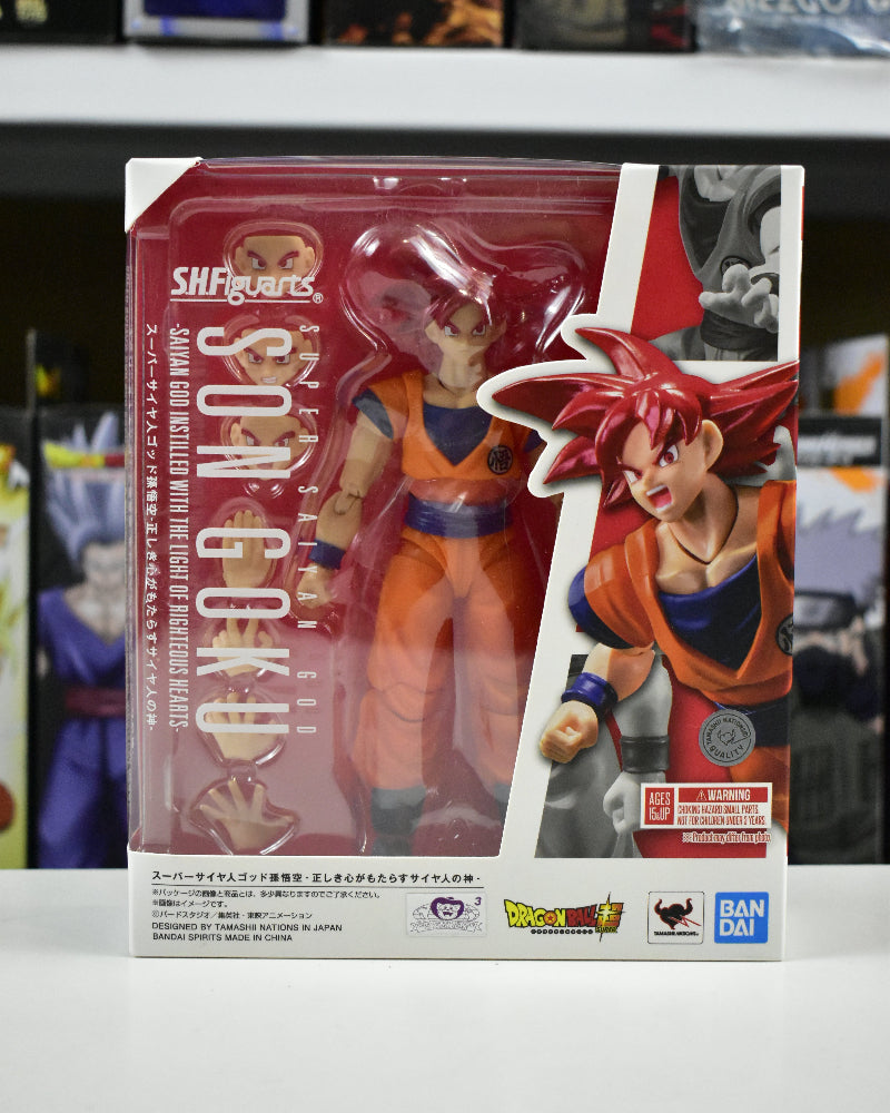 Son goku Super Saiyan God - Shfiguarts