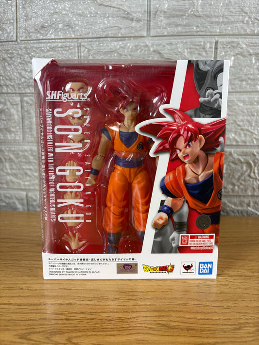 Son goku Super Saiyan God - Shfiguarts