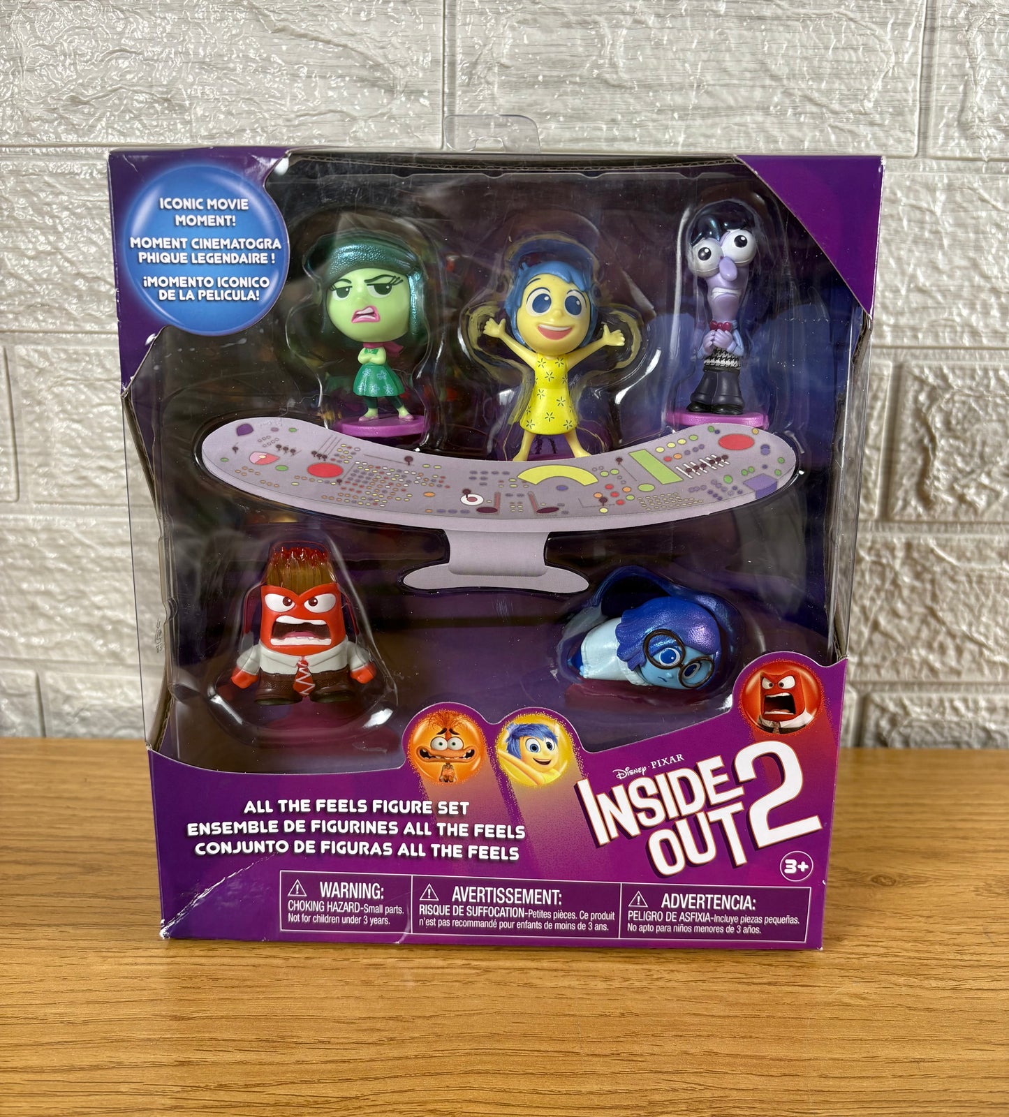 Set de figuras de intensamente movie 2