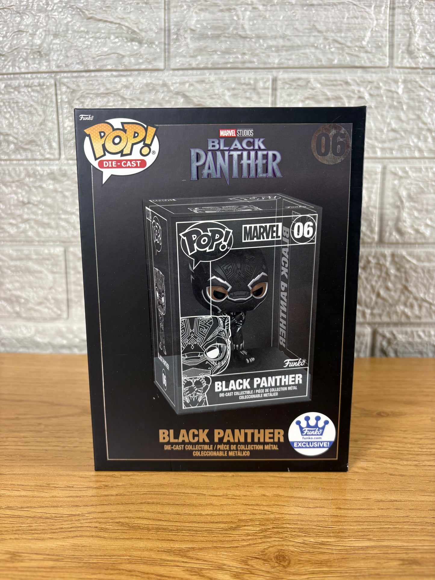 Funko Pop Die Cast black Panther 06