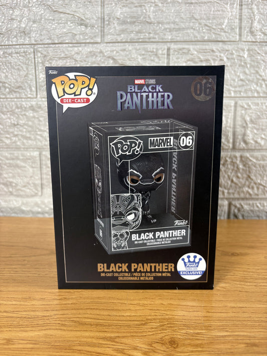 Funko Pop Die Cast black Panther 06